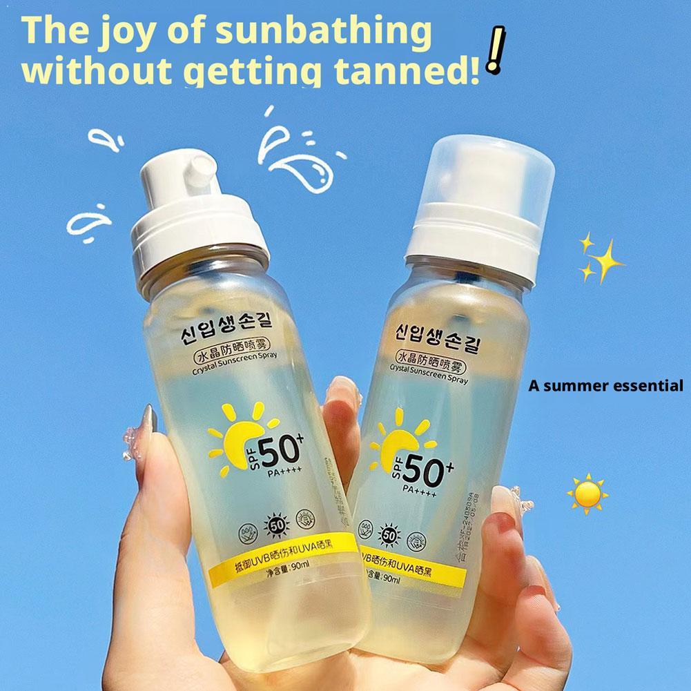 Spf 50 Waterproof Sunscreen - Koreaanse SPF 50+ Zonnebrandspray Lichtgewicht Multi-effect