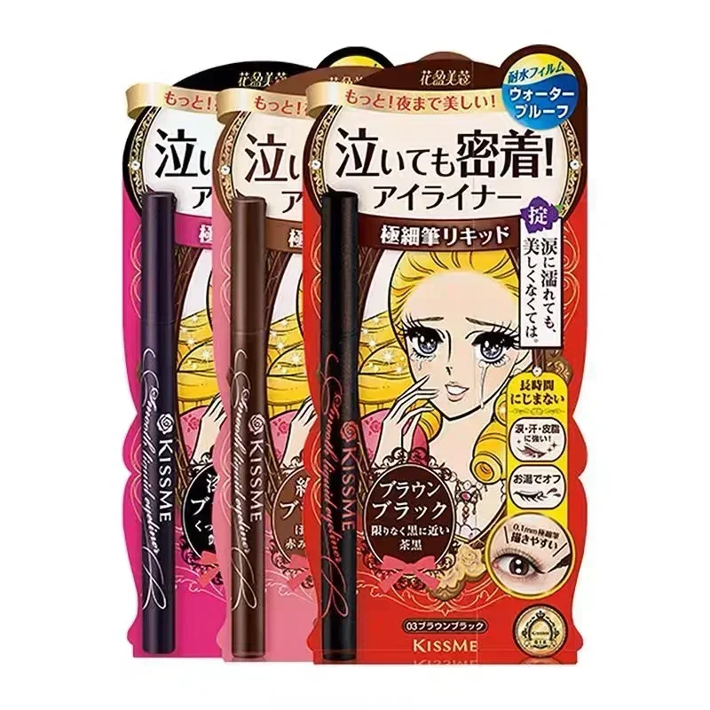 KISS ME make-up Sneldrogende w - Waterproof Liquid Eyeliner Pen recensie en prijs