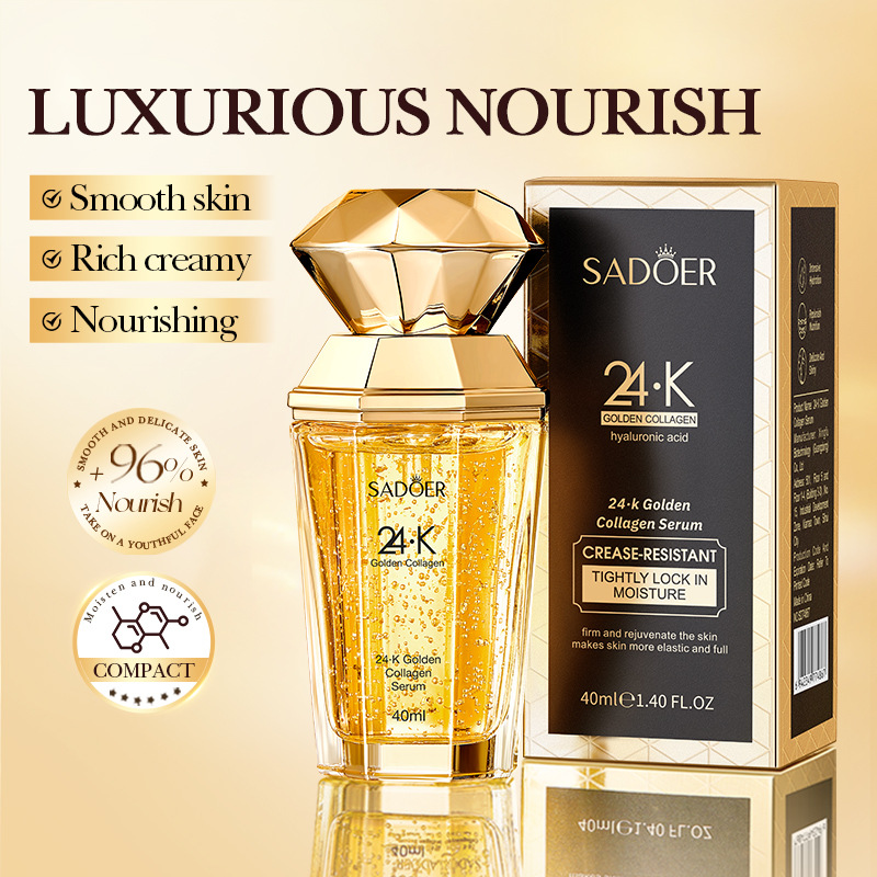 SADOER 24K Gouden Collageen Se - Hyaluronic Acid Facial Serum recensie en prijs